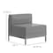 Flash Furniture Hercules Imagination Series Contemporary Gray Leathersoft Middle Chair ZB-IMAG-MIDDLE-GY-GG - alternate 6